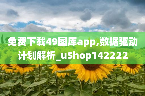 免费下载49图库app,数据驱动计划解析_uShop142222