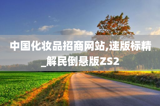 中国化妆品招商网站,速版标精_解民倒悬版ZS2