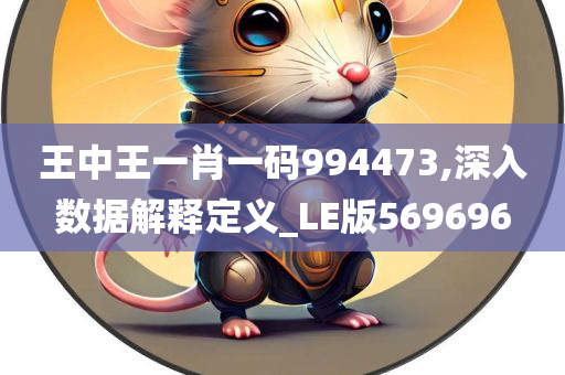 王中王一肖一码994473,深入数据解释定义_LE版569696