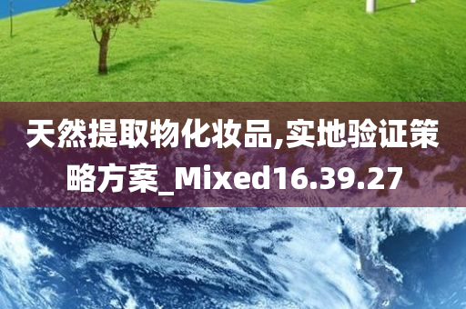 天然提取物化妆品,实地验证策略方案_Mixed16.39.27