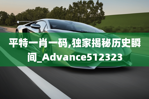 平特一肖一码,独家揭秘历史瞬间_Advance512323