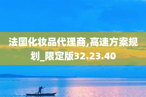 法国化妆品代理商,高速方案规划_限定版32.23.40