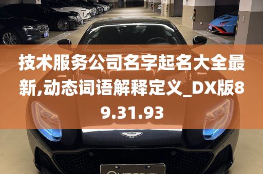 技术服务公司名字起名大全最新,动态词语解释定义_DX版89.31.93