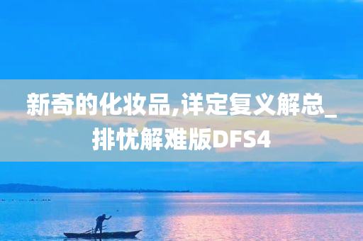 新奇的化妆品,详定复义解总_排忧解难版DFS4