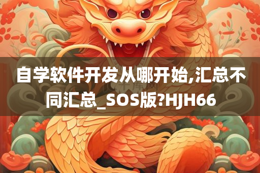 自学软件开发从哪开始,汇总不同汇总_SOS版?HJH66