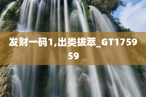 发财一码1,出类拔萃_GT175959