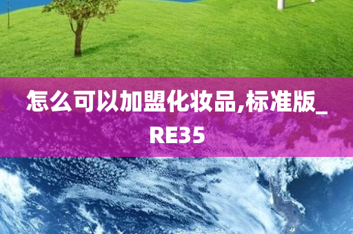 怎么可以加盟化妆品,标准版_RE35