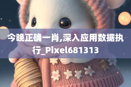 今晚正确一肖,深入应用数据执行_Pixel681313