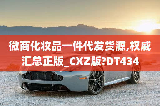 微商化妆品一件代发货源,权威汇总正版_CXZ版?DT434