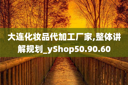 大连化妆品代加工厂家,整体讲解规划_yShop50.90.60