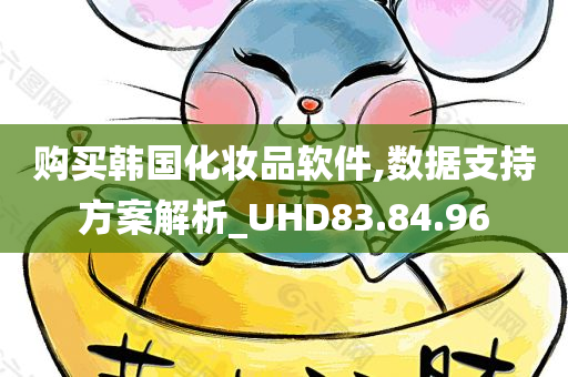 购买韩国化妆品软件,数据支持方案解析_UHD83.84.96