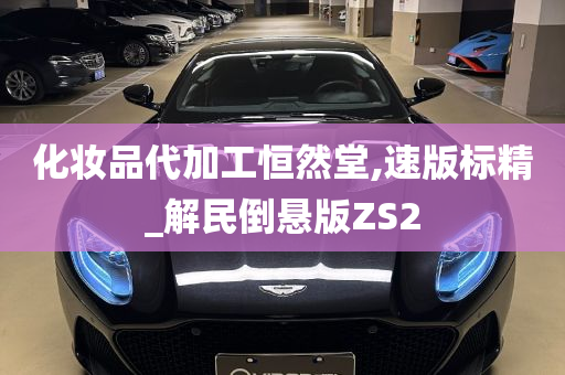 化妆品代加工恒然堂,速版标精_解民倒悬版ZS2