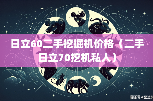 日立60二手挖掘机价格（二手日立70挖机私人）