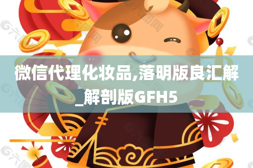 微信代理化妆品,落明版良汇解_解剖版GFH5