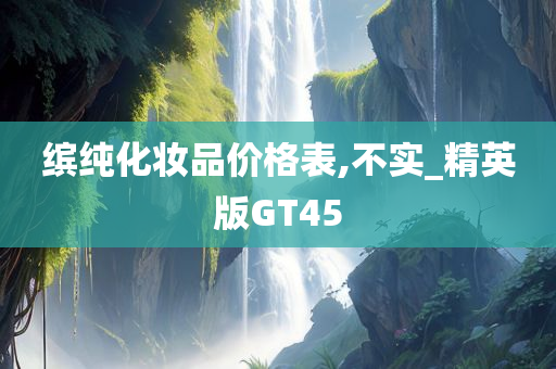 缤纯化妆品价格表,不实_精英版GT45