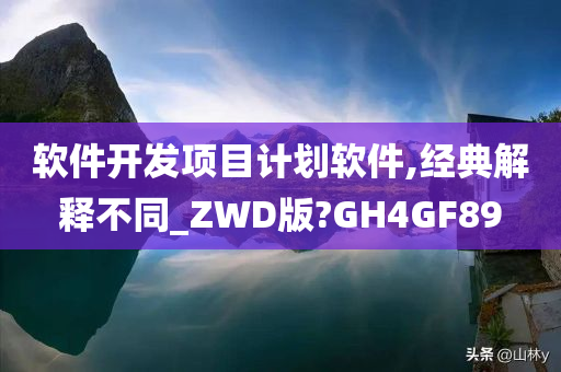 软件开发项目计划软件,经典解释不同_ZWD版?GH4GF89