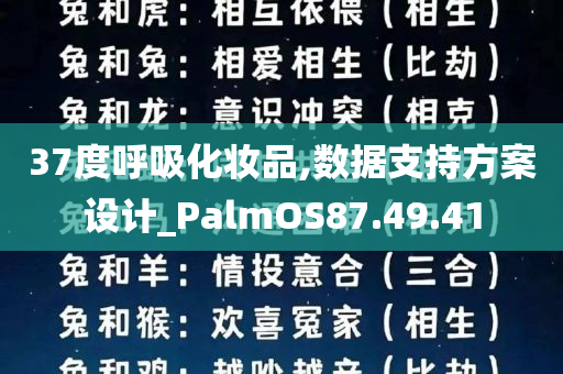 37度呼吸化妆品,数据支持方案设计_PalmOS87.49.41