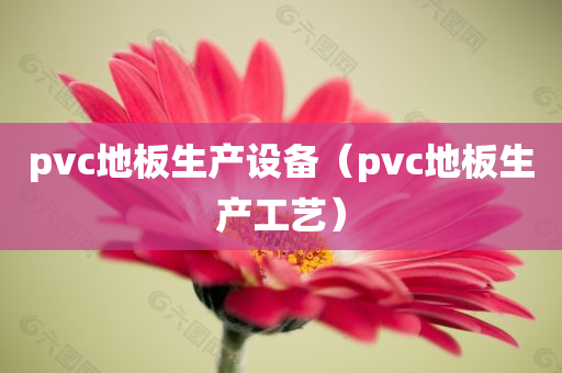 pvc地板生产设备（pvc地板生产工艺）