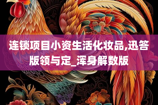 连锁项目小资生活化妆品,迅答版领与定_浑身解数版