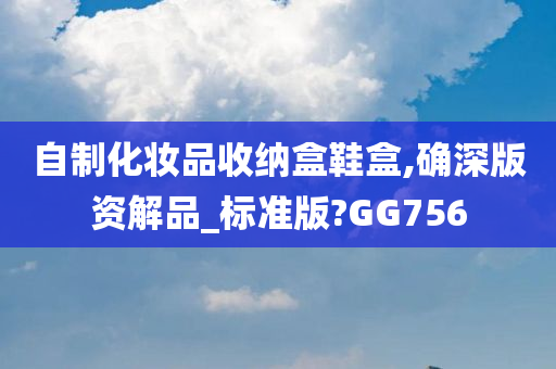 自制化妆品收纳盒鞋盒,确深版资解品_标准版?GG756