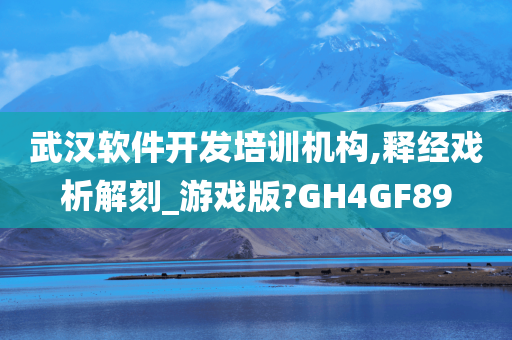 武汉软件开发培训机构,释经戏析解刻_游戏版?GH4GF89