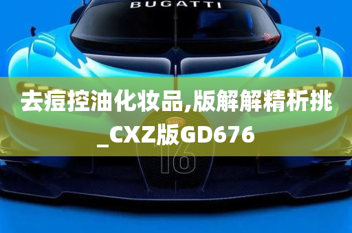 去痘控油化妆品,版解解精析挑_CXZ版GD676