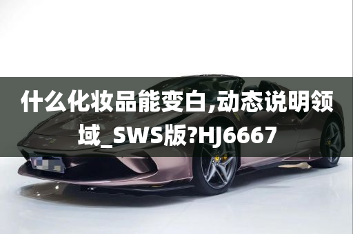 什么化妆品能变白,动态说明领域_SWS版?HJ6667