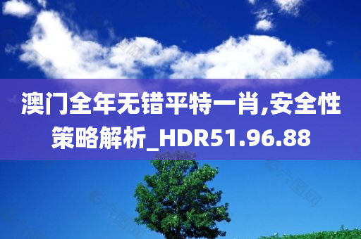 澳门全年无错平特一肖,安全性策略解析_HDR51.96.88