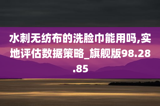 水刺无纺布的洗脸巾能用吗,实地评估数据策略_旗舰版98.28.85