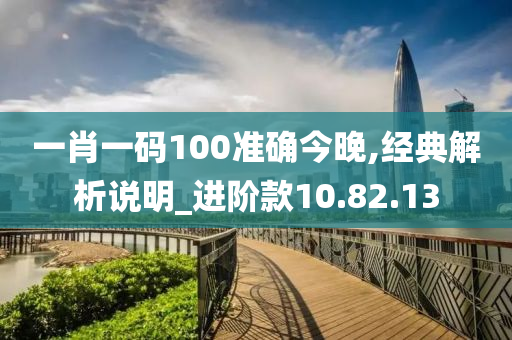 一肖一码100准确今晚,经典解析说明_进阶款10.82.13