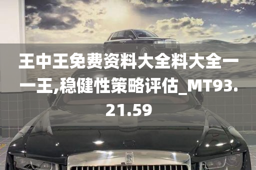 王中王免费资料大全料大全一一王,稳健性策略评估_MT93.21.59