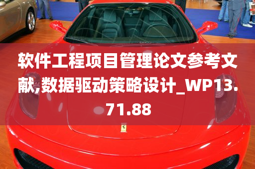 软件工程项目管理论文参考文献,数据驱动策略设计_WP13.71.88