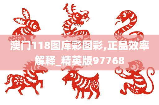 澳门118图库彩图彩,正品效率解释_精英版97768