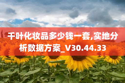 千叶化妆品多少钱一套,实地分析数据方案_V30.44.33