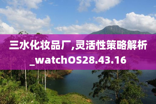 三水化妆品厂,灵活性策略解析_watchOS28.43.16