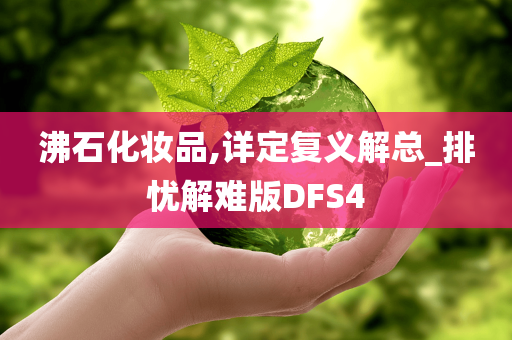 沸石化妆品,详定复义解总_排忧解难版DFS4