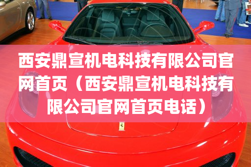 西安鼎宣机电科技有限公司官网首页（西安鼎宣机电科技有限公司官网首页电话）