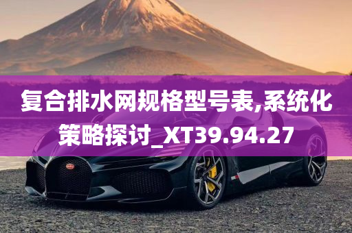 复合排水网规格型号表,系统化策略探讨_XT39.94.27