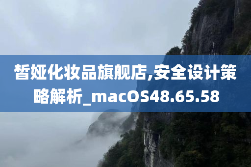 皙娅化妆品旗舰店,安全设计策略解析_macOS48.65.58