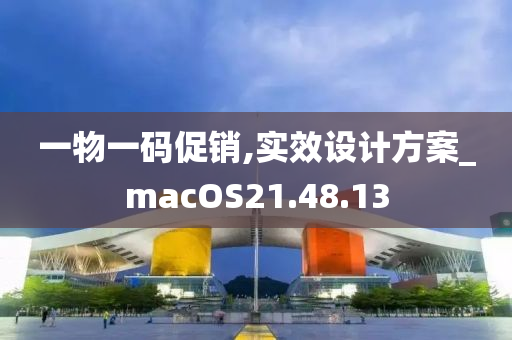 一物一码促销,实效设计方案_macOS21.48.13