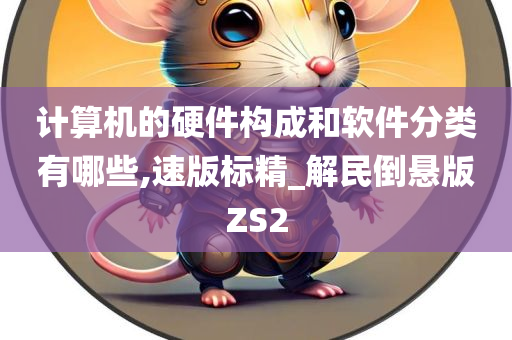 计算机的硬件构成和软件分类有哪些,速版标精_解民倒悬版ZS2