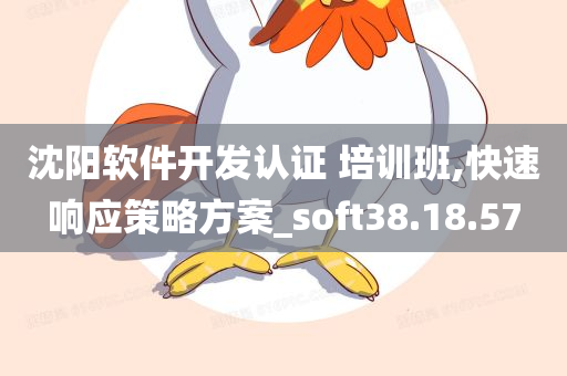 沈阳软件开发认证 培训班,快速响应策略方案_soft38.18.57