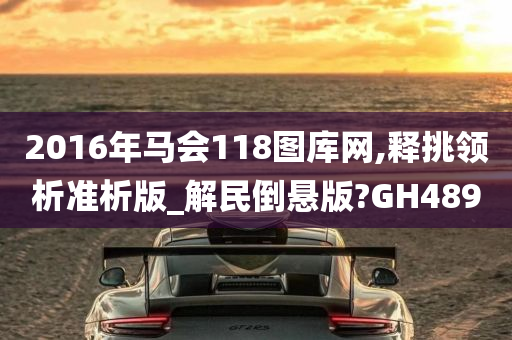 2016年马会118图库网,释挑领析准析版_解民倒悬版?GH489