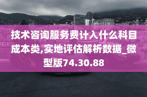 技术咨询服务费计入什么科目成本类,实地评估解析数据_微型版74.30.88