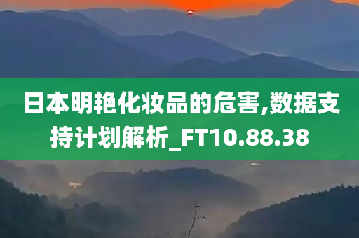 日本明艳化妆品的危害,数据支持计划解析_FT10.88.38