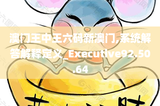 澳门王中王六码新澳门,系统解答解释定义_Executive92.50.64