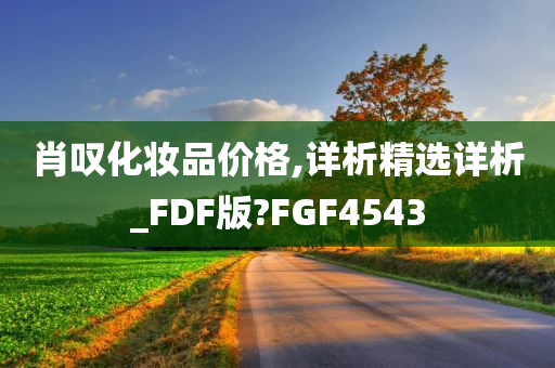 肖叹化妆品价格,详析精选详析_FDF版?FGF4543