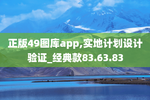 正版49图库app,实地计划设计验证_经典款83.63.83