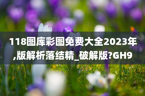 118图库彩图免费大全2023年,版解析落结精_破解版?GH9