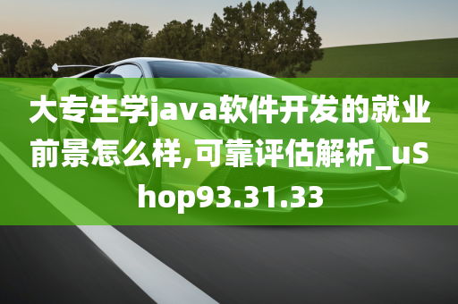 大专生学java软件开发的就业前景怎么样,可靠评估解析_uShop93.31.33